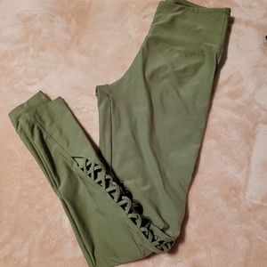 Marika olive green leggings